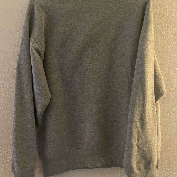 Vintage Basic Fruit Of The Loom Gray Sweater Size L-XL - Picture 5 of 6